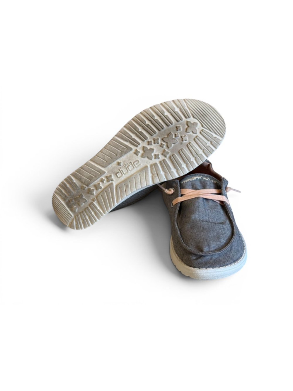 Hey Dude Wendy Boho Grey Slip On Shoes Women’s Size 7 Casual Comfort Lightweight - Picture 9 of 10